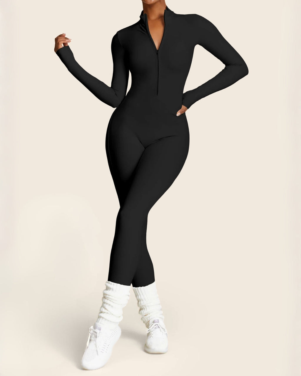 Thermal Zip-Up Jumpsuit