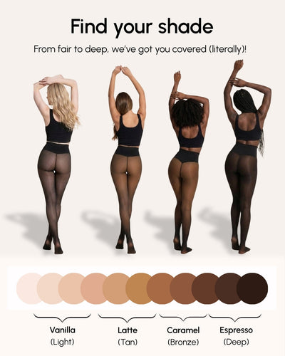 Sheer Illusion Fleece-Lined Tights